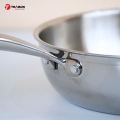 Chảo inox 304 Casau đúc liền khối 3 lớp đáy