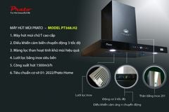 Máy hút mùi Prato chữ T PT-368.H2