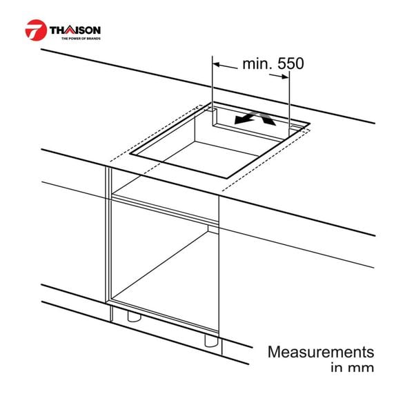 Bếp từ BOSCH PUC61KAA5E 3 vùng nấu kt