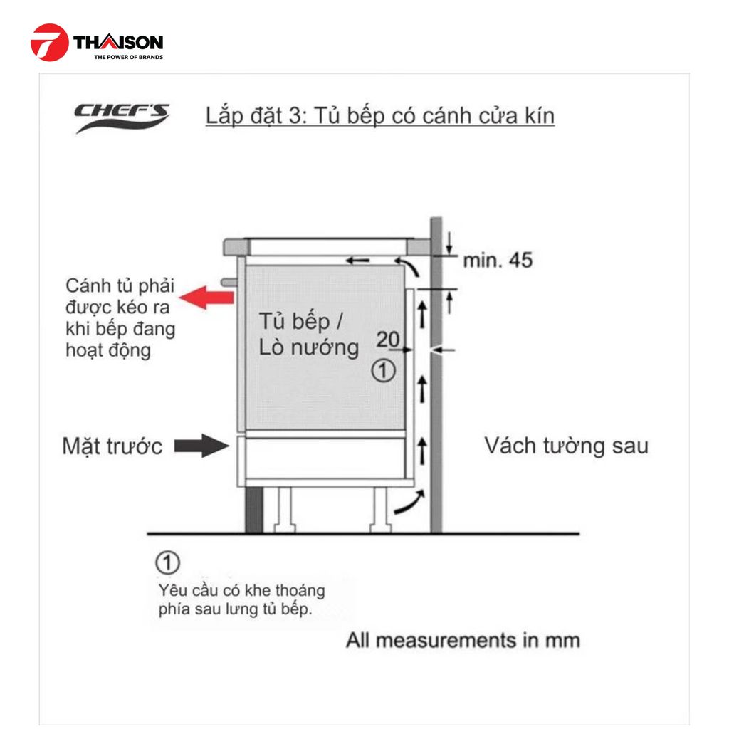 Bếp từ Chefs EH-DIH320 2 vùng nấu