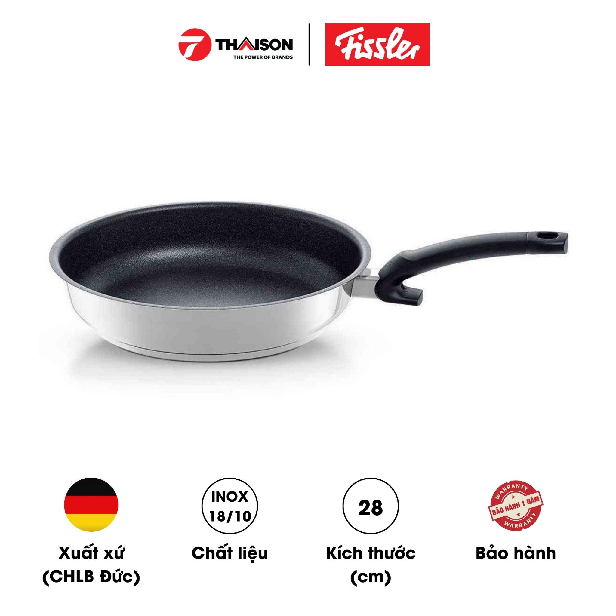 Chảo chống dính loại nào tốt nhất hiện nay - Fissler Adamant Premium 26/28cm