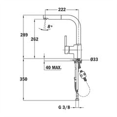 Vòi rửa bát Teka ARN 938