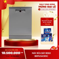Máy rửa bát BEKO BDFN26430XC độ ồn nhỏ