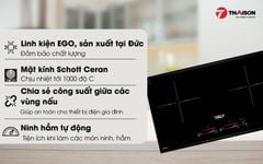 Bếp từ Chefs EH-DIH888V 2 vùng nấu nhập khẩu Đức