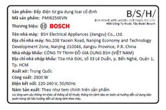 Bếp từ Bosch PMI8256EVN