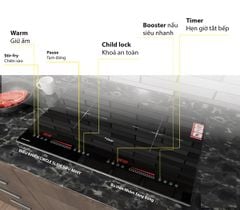 Bếp điện Canzy CZ IC99Plus 2 vùng nấu