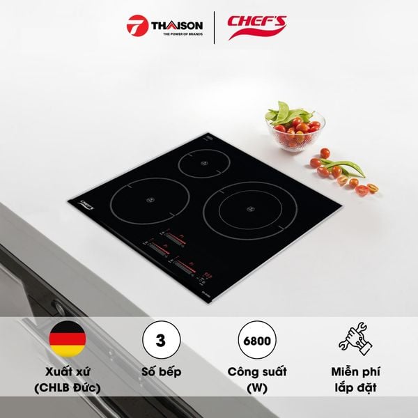 Bếp từ Chefs EH-IH555 3 vùng nấu