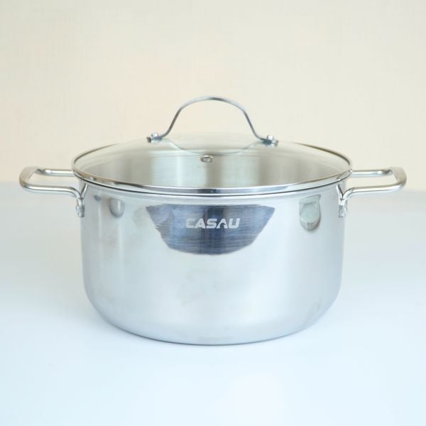 Nồi inox 304 Casau size 18/20/24cm