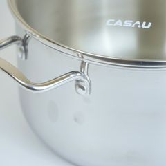 Nồi inox 304 Casau size 18/20/24cm
