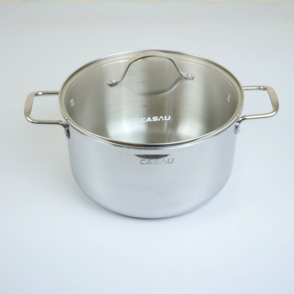 Nồi inox 304 Casau size 18/20/24cm