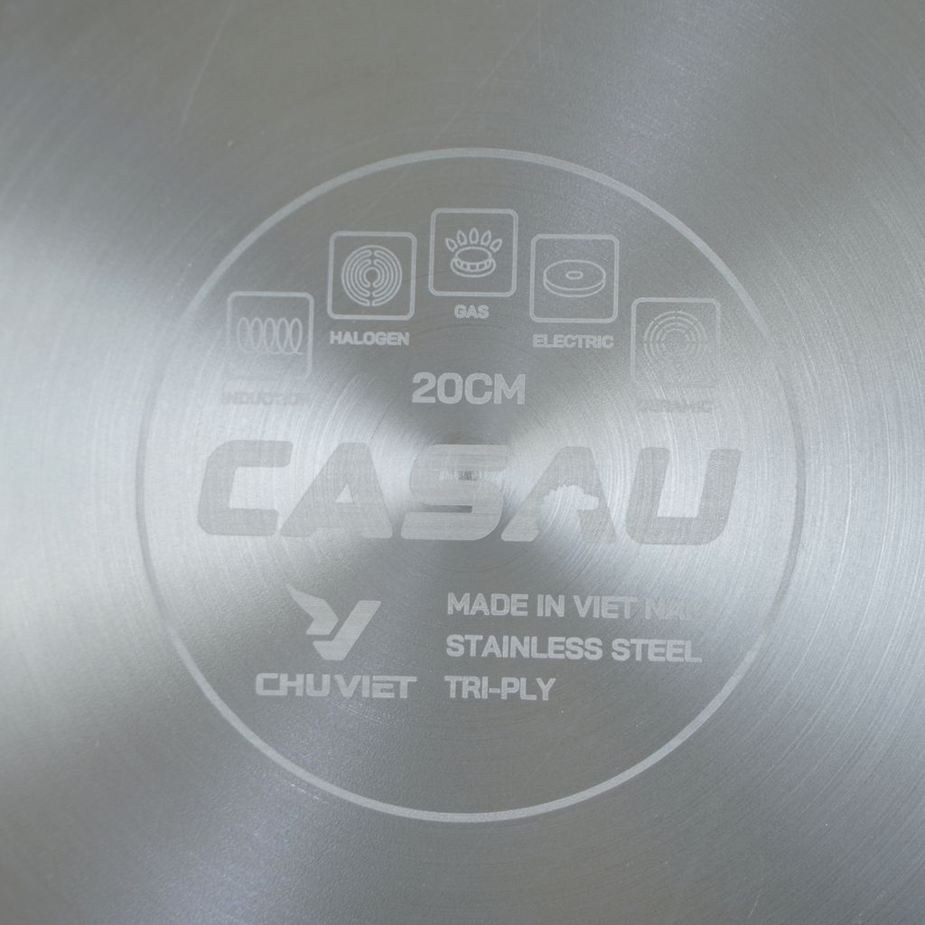 Nồi inox 304 Casau size 18/20/24cm
