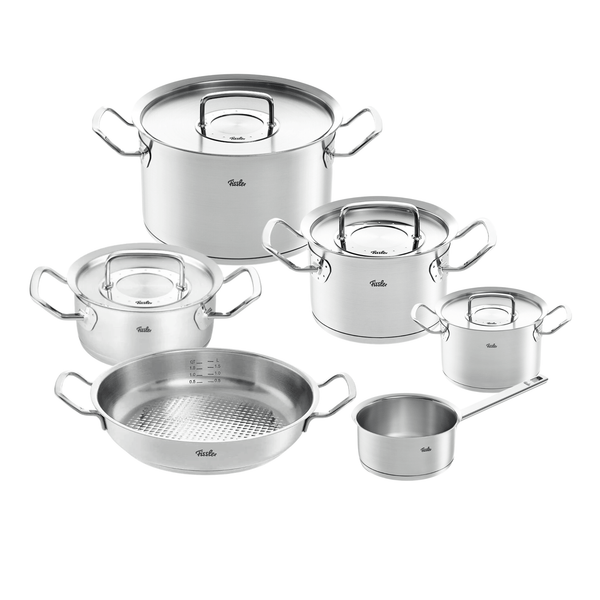 Bộ nồi 6 món Fissler Original Profi Collection (4 nồi 1 chảo 1 quánh)