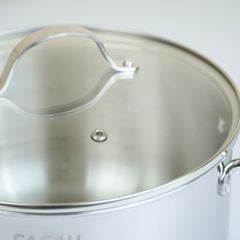 Bộ nồi bếp từ 3 món Casau inox 304 chính hãng