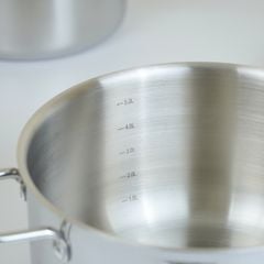 Bộ nồi bếp từ 3 món Casau inox 304 chính hãng