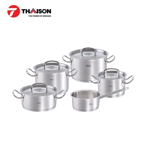 Bộ nồi inox cao cấp Fissler Original Pro 5 món (nắp inox)