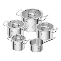 Bộ nồi inox Zwilling Pro 5 món nắp kính có quánh