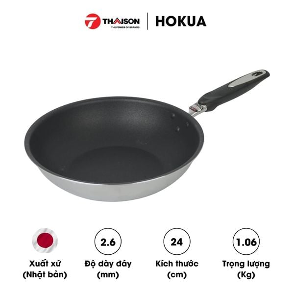 Chảo Nhật Hokua Plateado chống dính 24/26/28cm