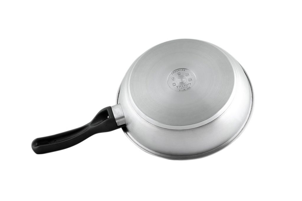 Chảo inox chống dính 3 đáy FiveStar 32cm - inox 430