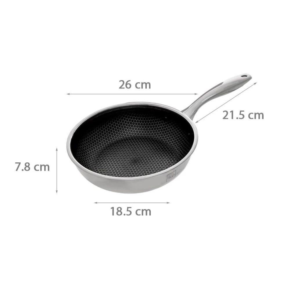 Chảo sâu lòng 3 lớp Fivestar cán dài 26/28cm