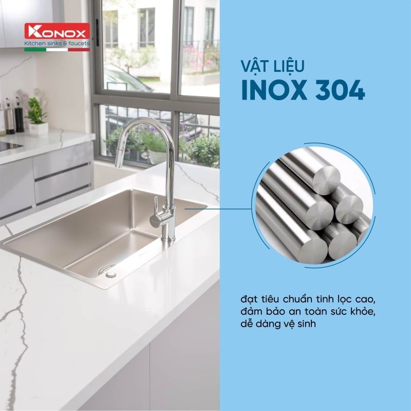Chậu rửa bát Konox KN8248SO Dekor
