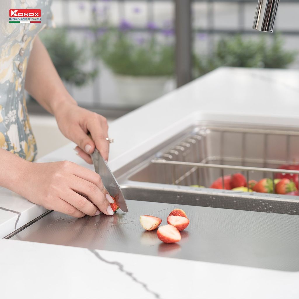 Chậu rửa bát Konox Workstation-Undermount Sink KN8646DU Dekor
