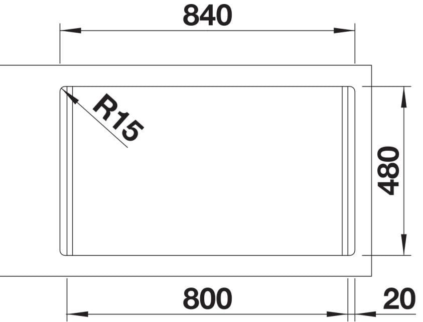 Chậu rửa bát BLANCO LEMIS 8-IF Chrome