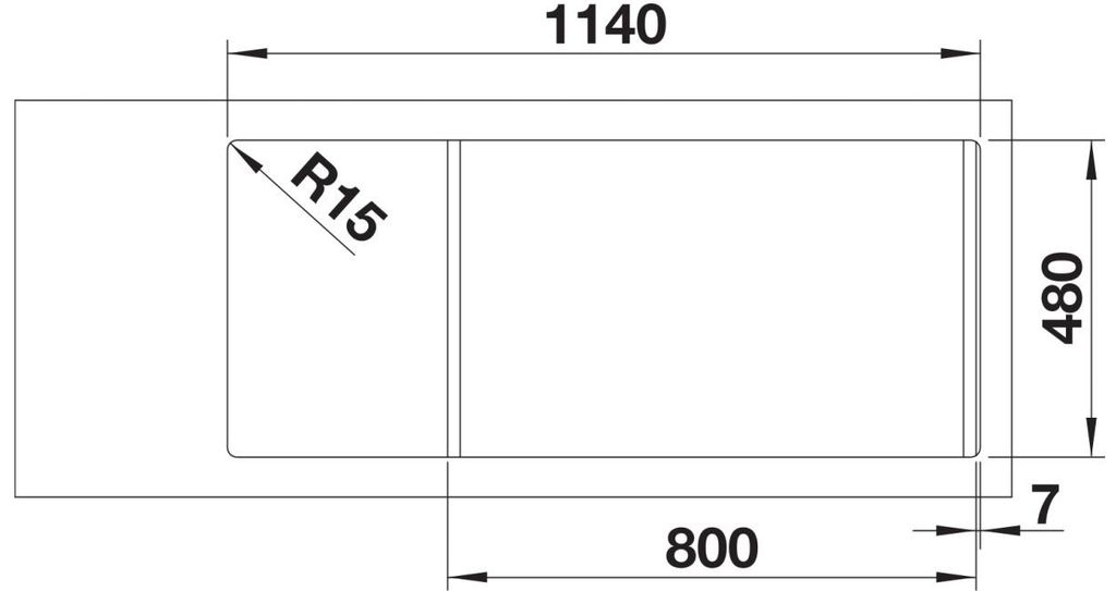 Chậu rửa bát BLANCO LEMIS 8 S-IF Chrome