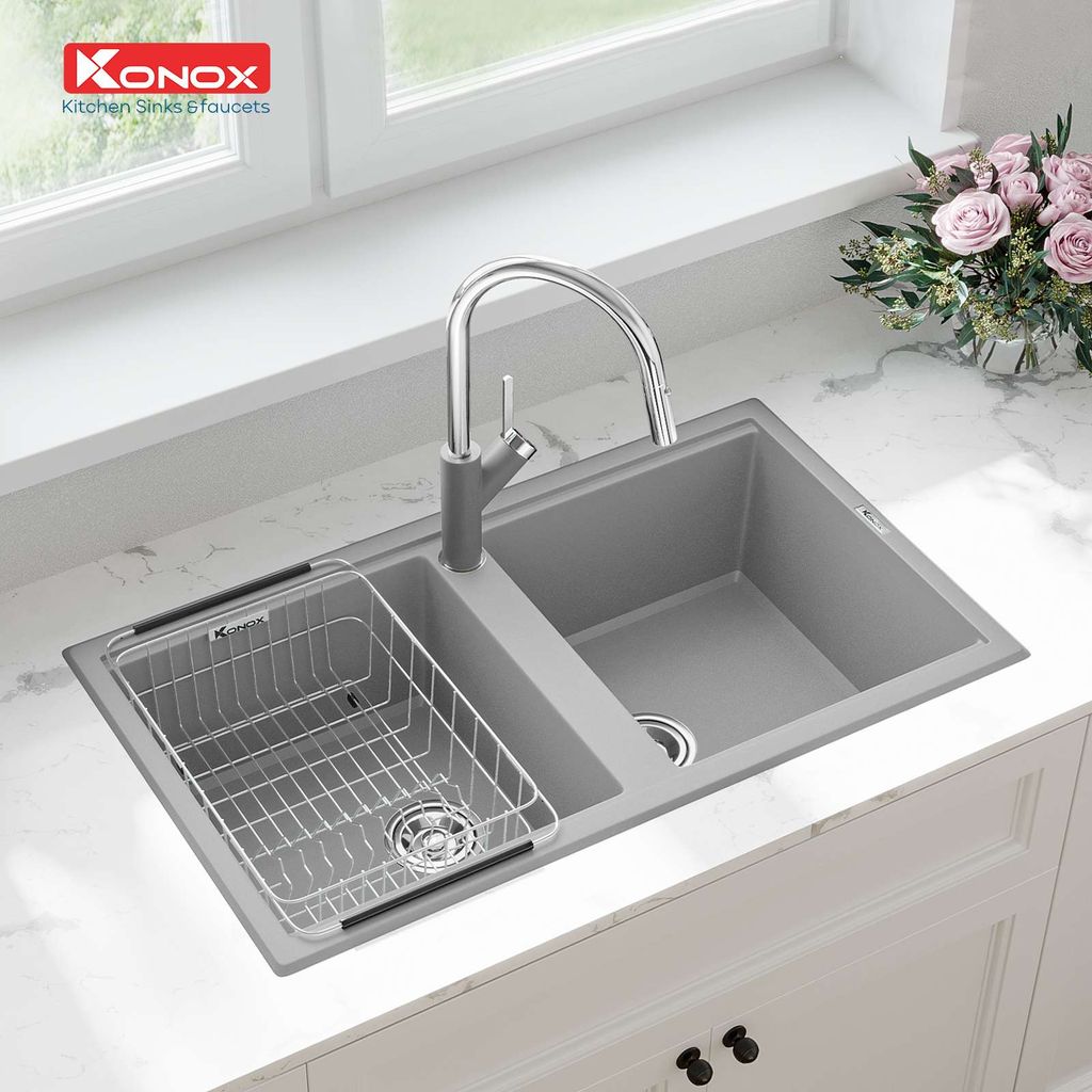 Chậu rửa bát Konox Granite Phoenix Smart 860