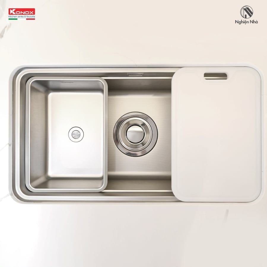 Chậu rửa bát Konox KN8347SU Dekor Full