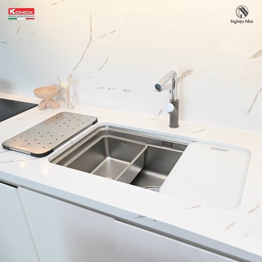 Chậu rửa bát Konox KN8347SU Dekor Full