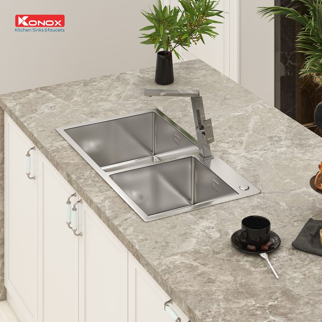 Chậu rửa bát Konox Overmount Sink KN8245DO