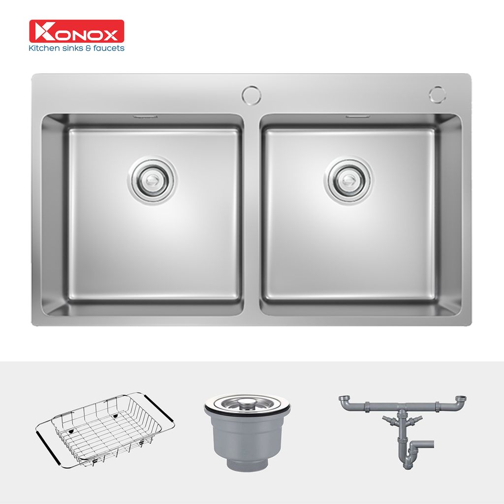 Chậu rửa bát Konox Topmount UNICO 8850