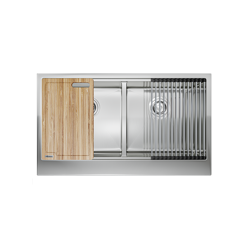 Chậu rửa bát Konox Workstation - Apron Sink KN8751DA Retta