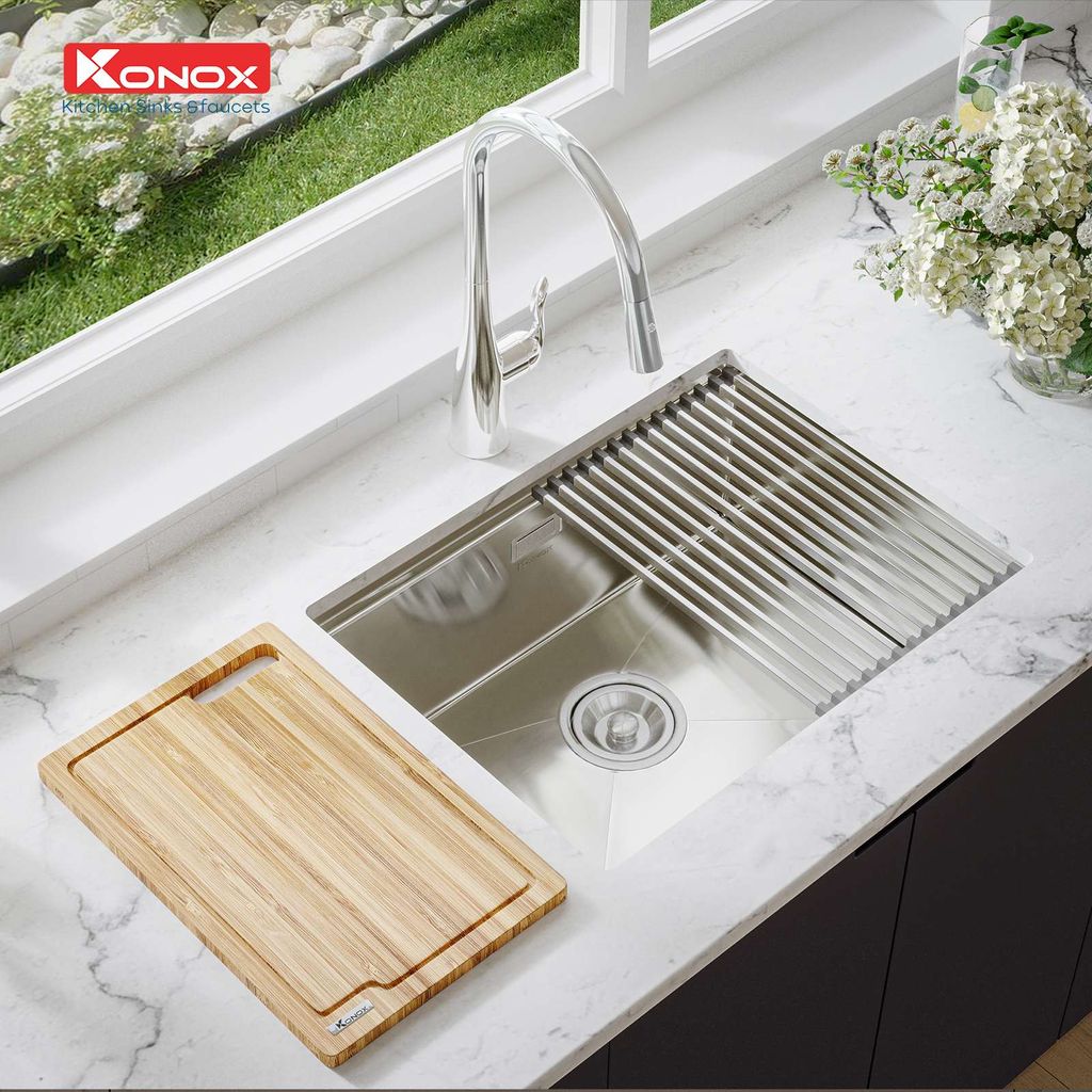 Chậu rửa bát Konox Workstation-Undermount Sink KN6046SU