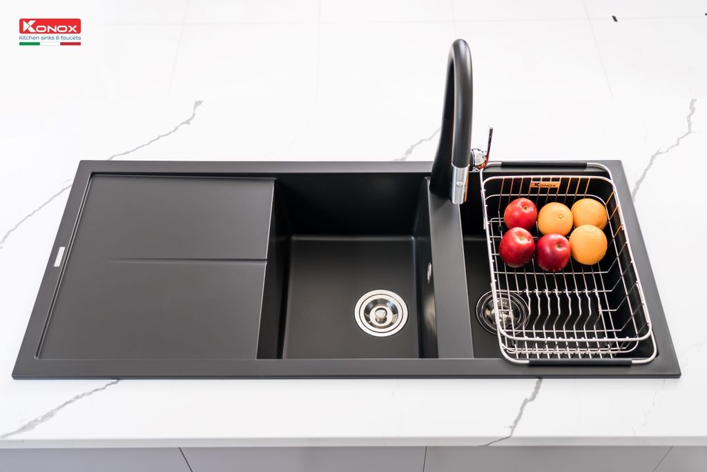Chậu rửa bát Konox Granite Livello Smart 1160