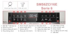Máy rửa bát Bosch SMS6ZCI16E hiện đại nhất series 6