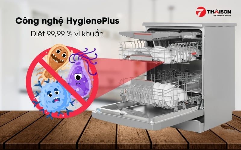 Máy rửa bát Bosch SMI8YCS01E bán âm Series 8