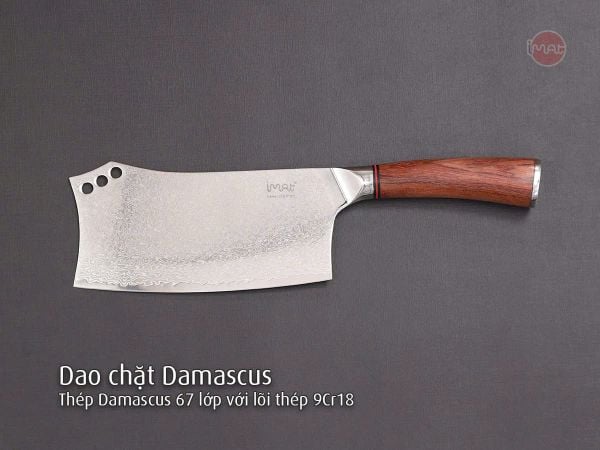 Dao chặt Damascus iMat