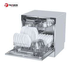 Máy rửa bát mini Beko 8 bộ DTC36810S thiết kế để bàn