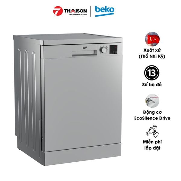 Máy rửa bát độc lập BEKO DVN06431S 14 bộ