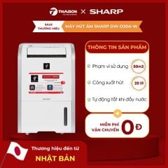 Máy hút ẩm Sharp DW-D20A-W 20 lít