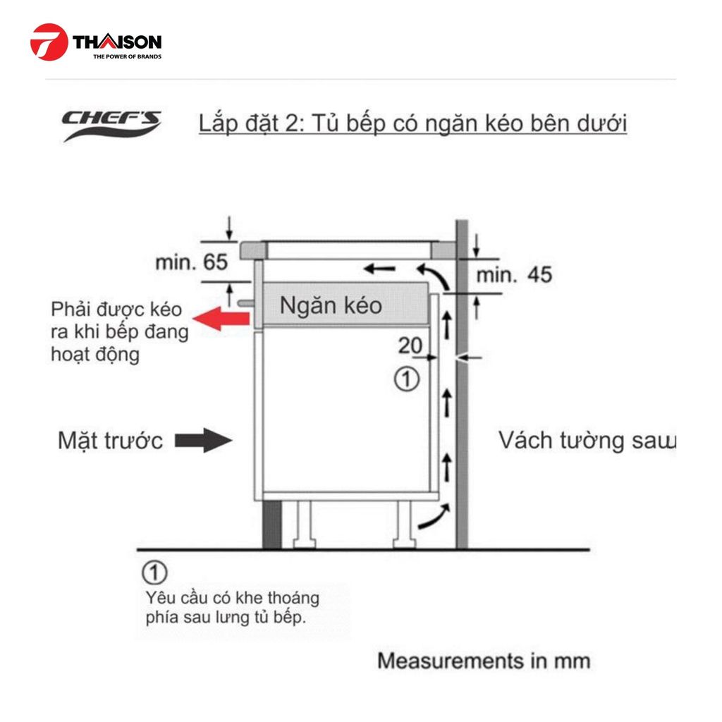 Bếp từ Chefs EH-DIH205 2 vùng nấu