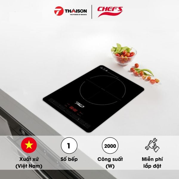 nên mua bếp từ đơn hãng nào - Bếp từ đơn Chefs EH-IH20