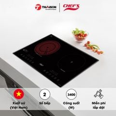 Bếp điện từ đôi Chefs EH-MIX321