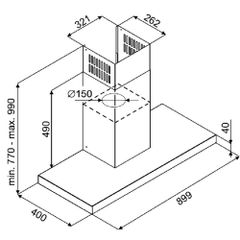 Máy Hút Mùi Fagor chữ T 3CFS-9032X