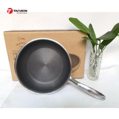 Chảo sâu lòng 3 lớp Fivestar cán dài 24cm