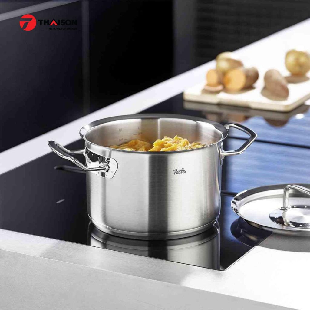 Bộ nồi Fissler Pure Collection 5 món (4 nồi 1 chảo)