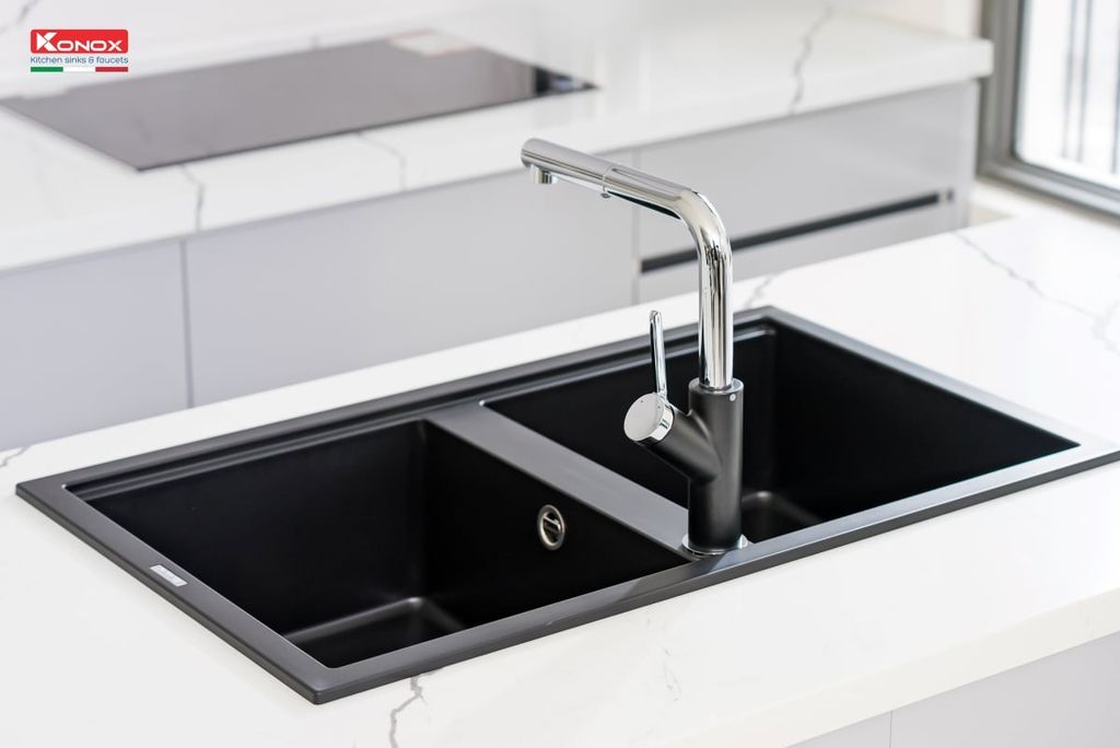 Chậu rửa bát Konox Granite Phoenix Smart 860
