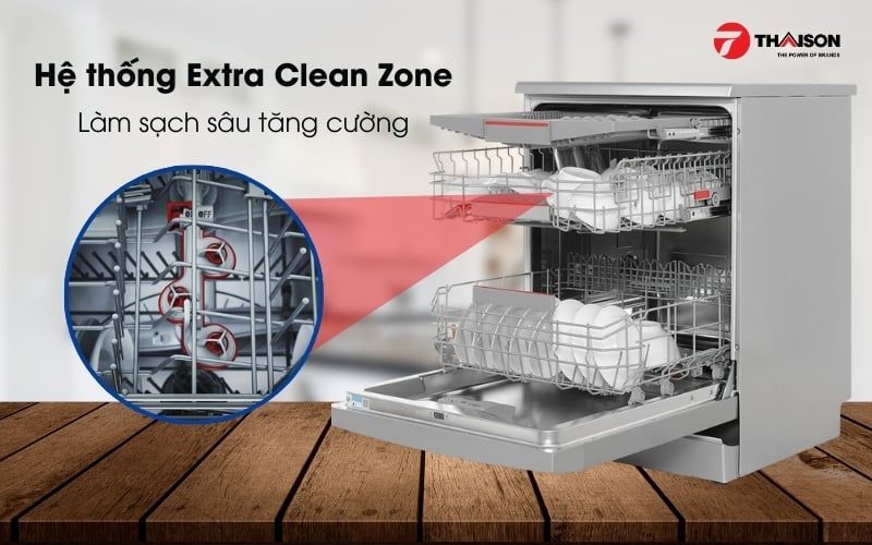 Máy rửa bát BOSCH SMI6ZCS49E bán âm series 6