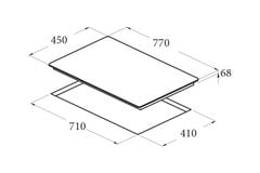 Bếp Điện Từ Cata IT 7002 BK 2 vùng nấu